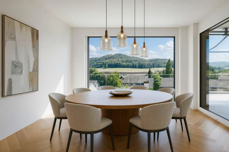 Sunny terrace apartment with a view of the Säntis in a beautiful south-facing location. (4)