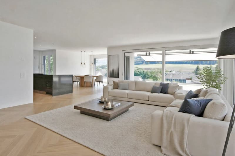Sunny terrace apartment with a view of the Säntis in a beautiful south-facing location. (1)