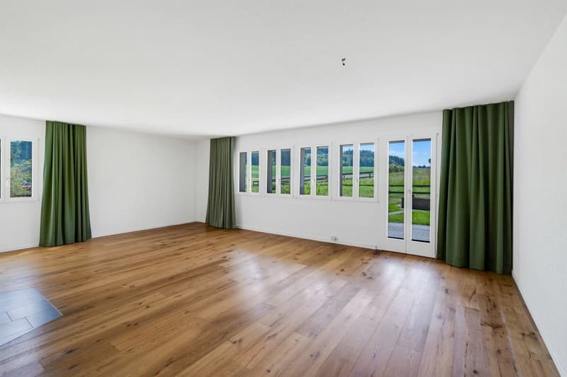 Spacious 5.5-room garden apartment with a lovely view of the greenery (6)