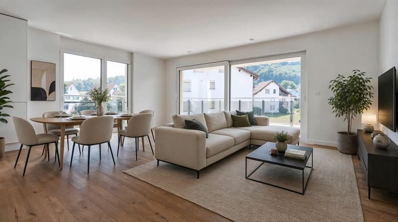 Exklusive 3.5-Zimmer-Wohnung mit grosszügigem Grundriss in Bischofszell per sofort zu vermieten! (1)