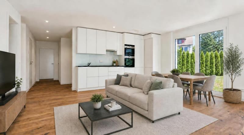 Gartenparadies in Bischofszell - helle 3.5-Zimmerwohnung im Minergie-Standard per sofort zu vermieten! (4)
