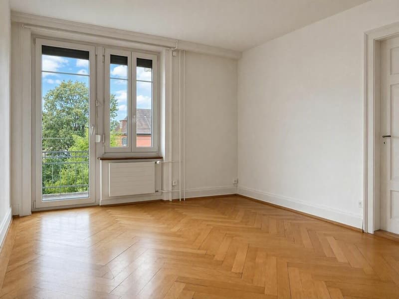 Tolle und sonnige Altbauwohnung mit Charme - Nähe KSW (2)
