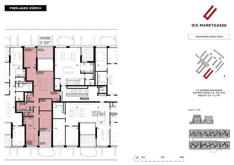 3.5 Zimmerwohnung in Zürich (2)