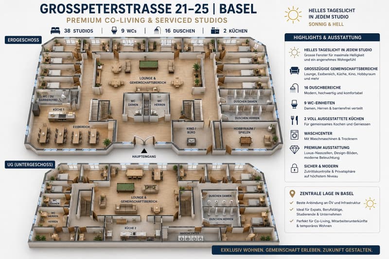 GROSSPETERSTRASSE BASEL – PREMIUM CO-LIVING & STUDIOS (1)