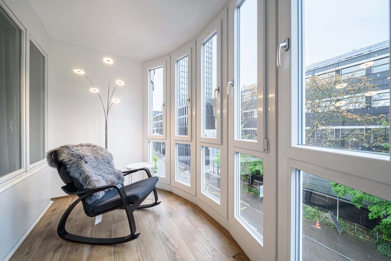 Neu renovierte große 3.5 Zimmerwohnung -Penthouse mit Anbindung an privatem großen Park (13)
