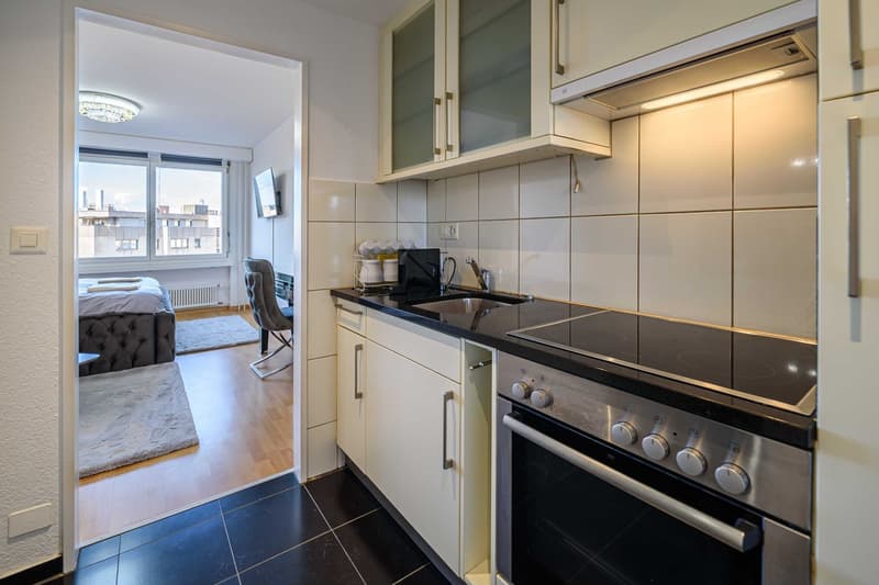 Exklusive 1.5-Zimmer-Wohnung in Zug – Neu renoviert & modern möbliert mit Seesicht. (8)