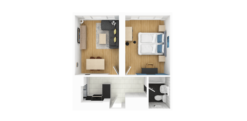 Exklusive 2.5-Zimmer-Wohnung in Zug – Neu renoviert & modern möbliert mit Seesicht. (32)
