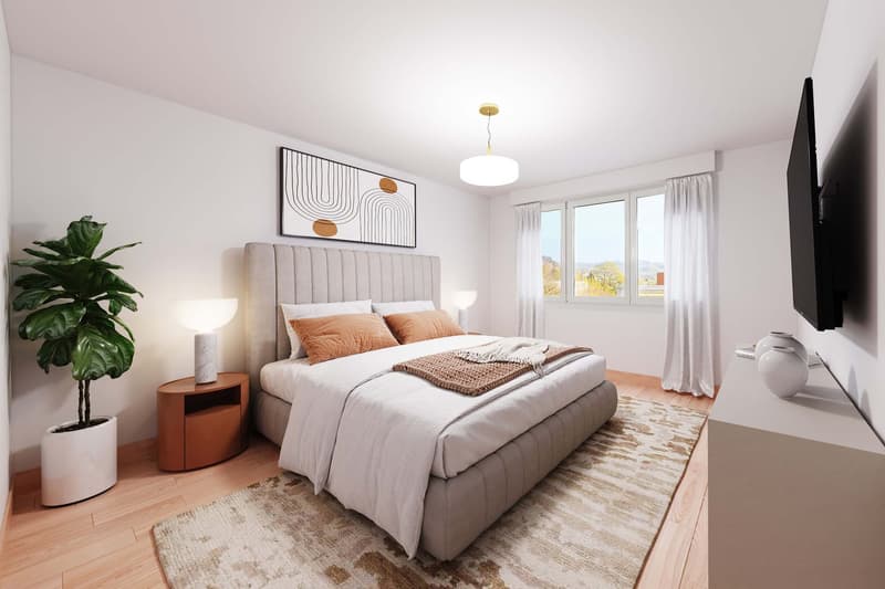 Luxuriöse 3.5-Zimmer-Wohnung für Familien in Toplage mit Ausblick, bis 2 Monate gratis (12)