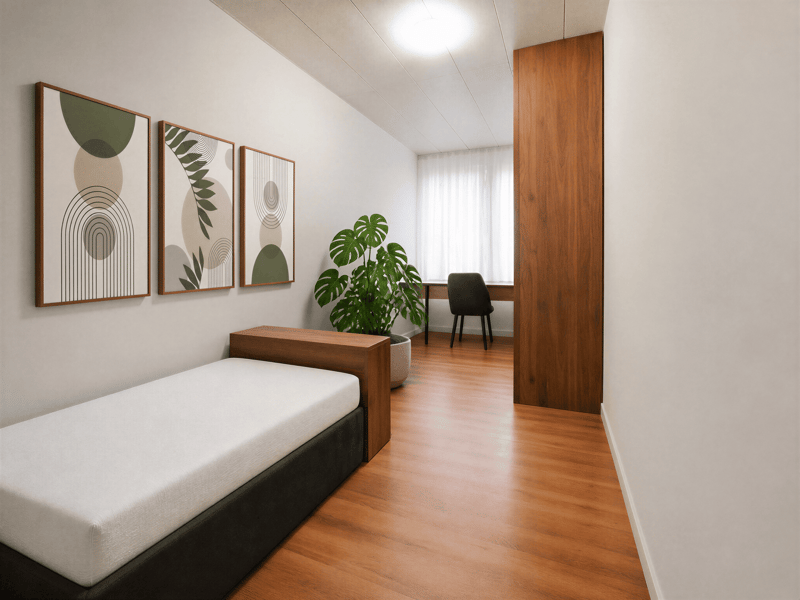 Modernes Einzelzimmer in Wohngemeinschaft – Grosspeterstrasse 21, Basel (11)