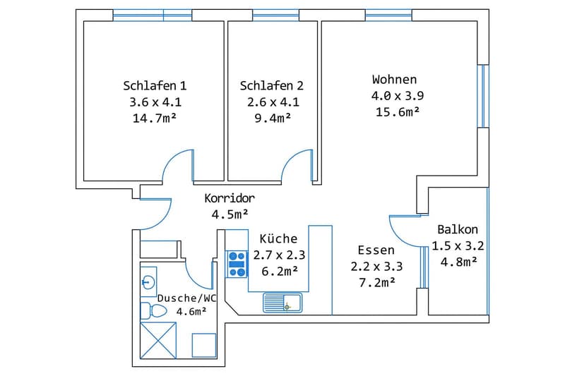Ihr neues Zuhause: Helle 3.5-Zimmer-Wohnung mit Balkon (20)