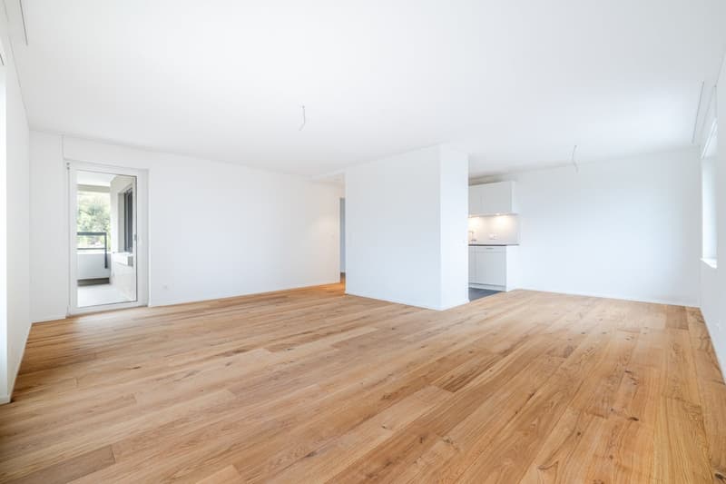 Wohnzimmer mit Küche