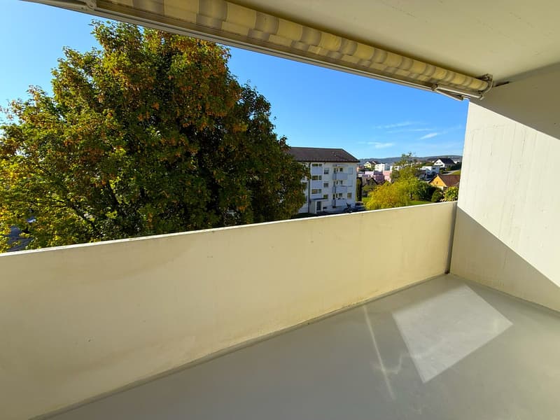 Balkon beim Wohnzimmer