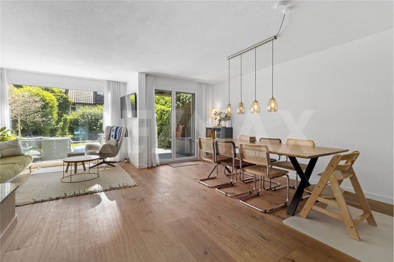 Paradis familial ensoleillé de 5 ½ pièces avec jardin, terrasse et beaucoup d'espace pour se sentir bien (2)