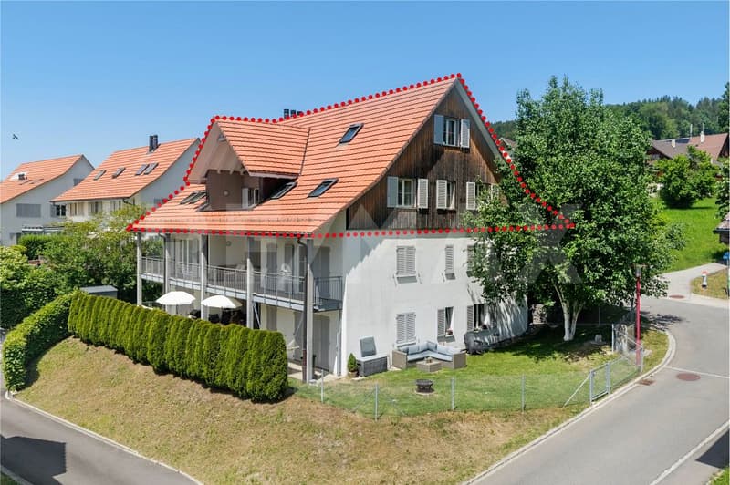 Appartement maisonnette 6 ½ pièces avec vue sur les montagnes - vie familiale près du lac de Türlersee (11)