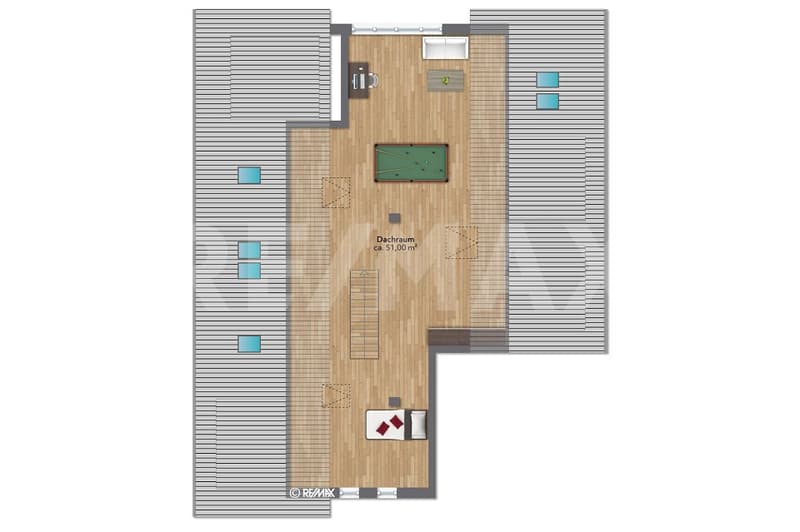 5 ½ ZIMMER ATTIKA-MAISONETTE-WOHNUNG MIT TERRASSE (12)