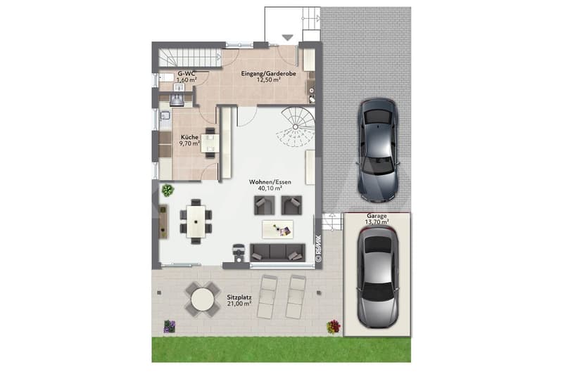 5 ½ ZIMMER HAUS AUF 692 m² SONNIGEM GRUNDSTÜCK (10)