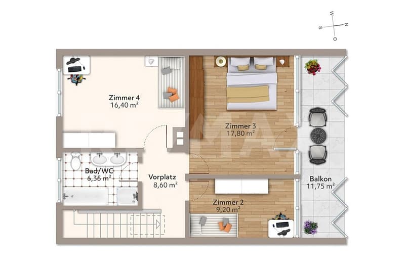 5½ Zimmer Mittelhaus mit Potential Ihr neues Zuhause erwartet Sie (12)