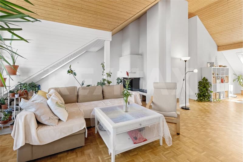 Grosszügige 4½-Zimmer Dachwohnung Licht, Weitsicht und Stil (2)