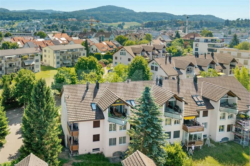 Grosszügige 4½-Zimmer Dachwohnung Licht, Weitsicht und Stil (1)