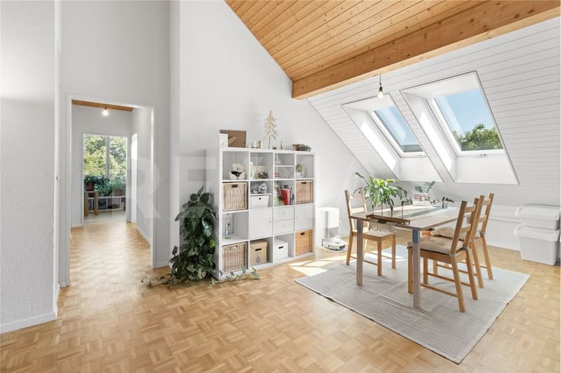 Grosszügige 4½-Zimmer Dachwohnung Licht, Weitsicht und Stil (12)