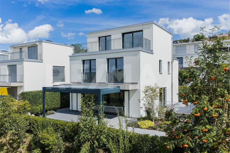 FREISTEHENDES, HOCHWERTIGES 6½-ZIMMER-MINERGIE-HAUS (1)