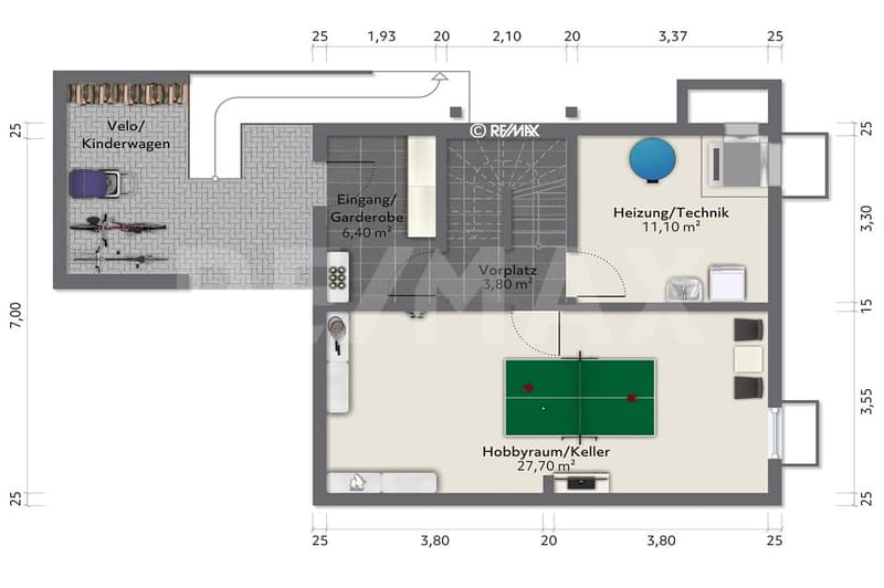 IN GEHDISTANZ ZUM S-BAHNHOF: FREISTEHENDES 5½-ZIMMER-HAUS (12)