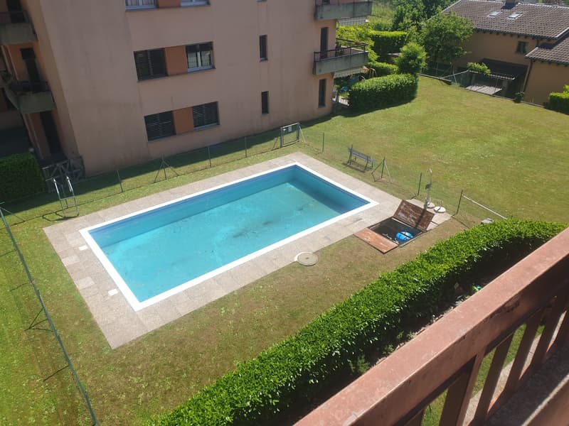 Apartment with 3.5 rooms, balcony and outdoor pool in Morbio Inferiore (8)