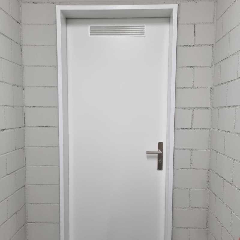 white door, white walls, clean appearance