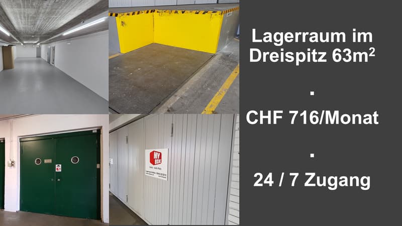 Spazio di stoccaggio 63m2 a Basel Dreispitz (1)