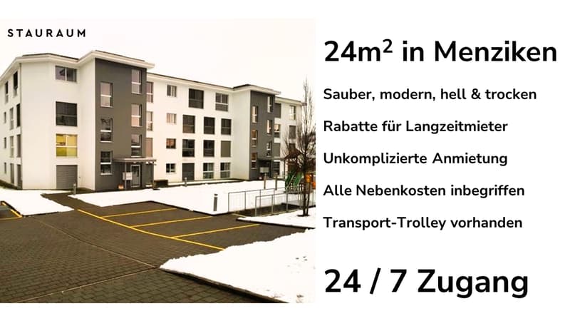 Lagerraum mit 24m2. Unkompliziert, modern und trocken. (1)