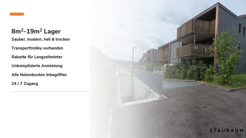 Lagerräume 17.8m2 - unkompliziert, modern und trocken (1)