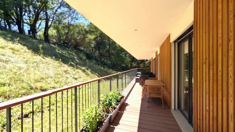Helles Apartment mit Garten und großer Terrasse (3)