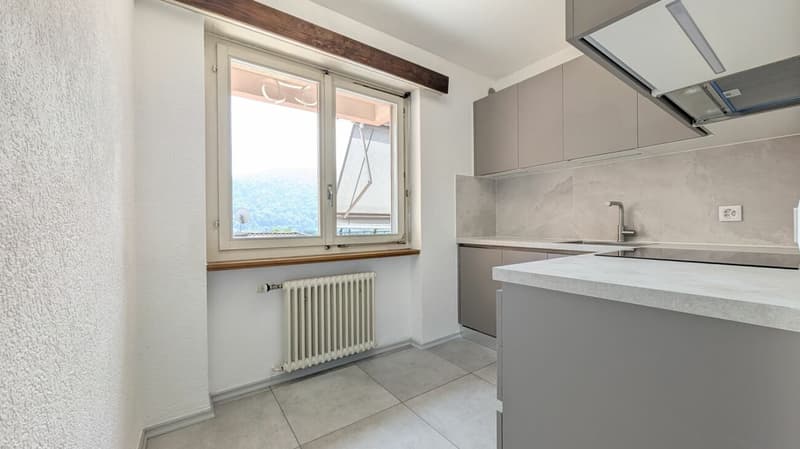 Appartamento arredato con parziale vista Lago (7)
