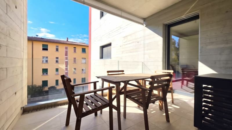 Luminoso, con terrazza, vicino all'Università e al centro di Lugano (2)