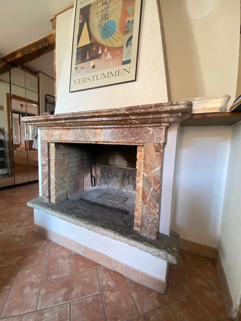 Stabio - Appartement 2.5 pièces avec cheminée en marbre d'Arzo (2)