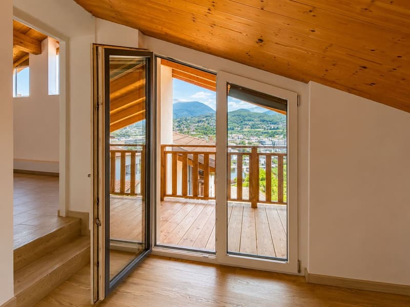 Manno-Elegante attico mansardato di 2.5 loc. completamente ristrutturato (6)