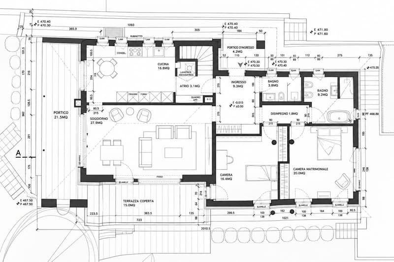 Porza - Elegante appartamento 3.5 locali con vista lago, terrazzo e giardino privato (10)