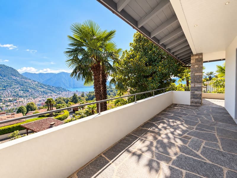 Porza - Elegante appartamento 3.5 locali con vista lago, terrazzo e giardino privato (12)