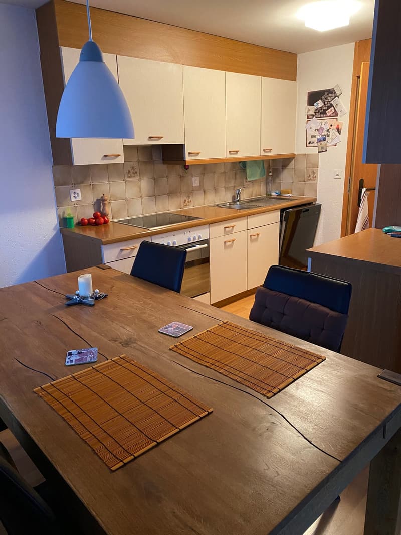 Esszimmer und Küche
