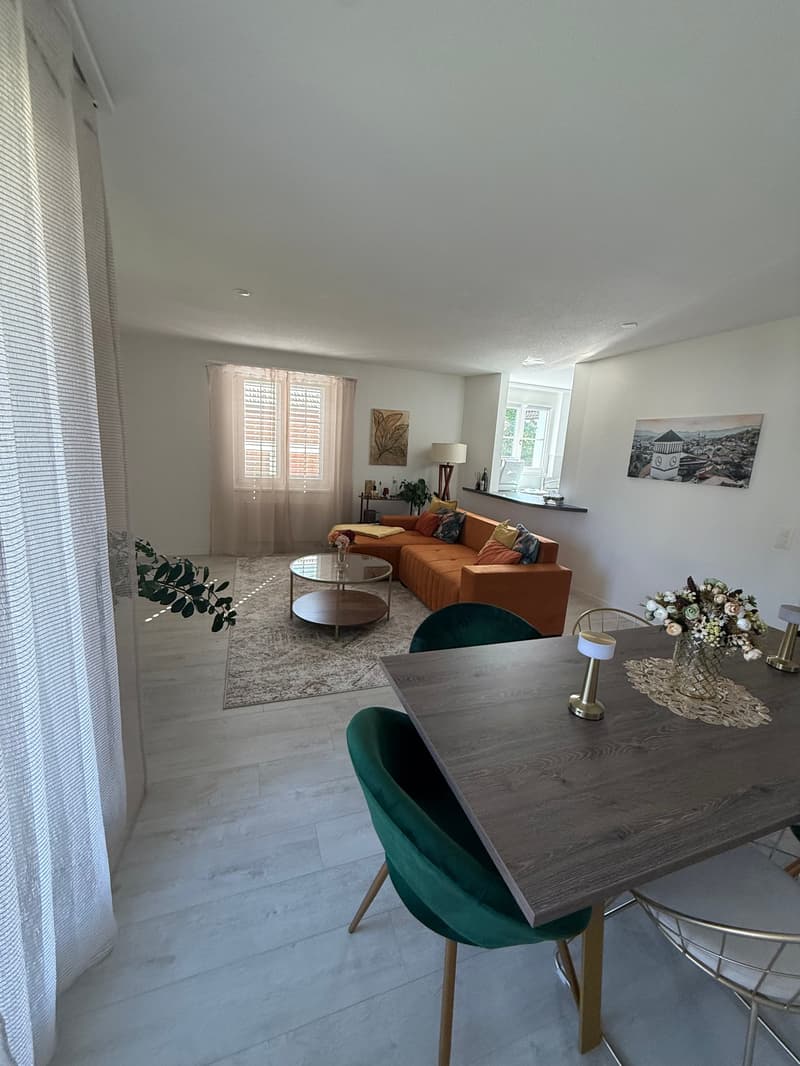 Central, bright & cozy: 2.5-room apartment in Niederwil (4)