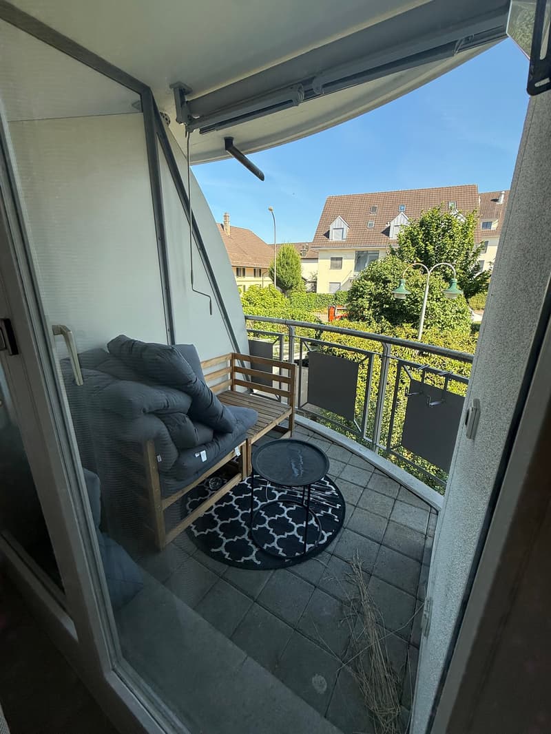 Central, bright & cozy: 2.5-room apartment in Niederwil (9)