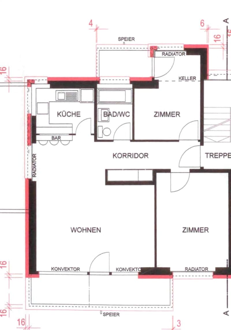 Schöne 3.5 Zimmerwohnung an ruhiger Lage mit 2 Balkon (7)