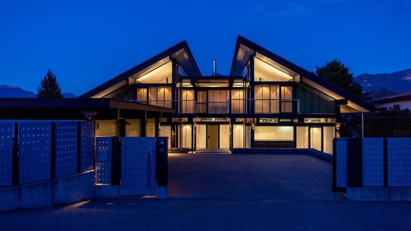 Moderna Villa HUF HAUS con con Vista Panoramica sul Lago di Lugano (8)