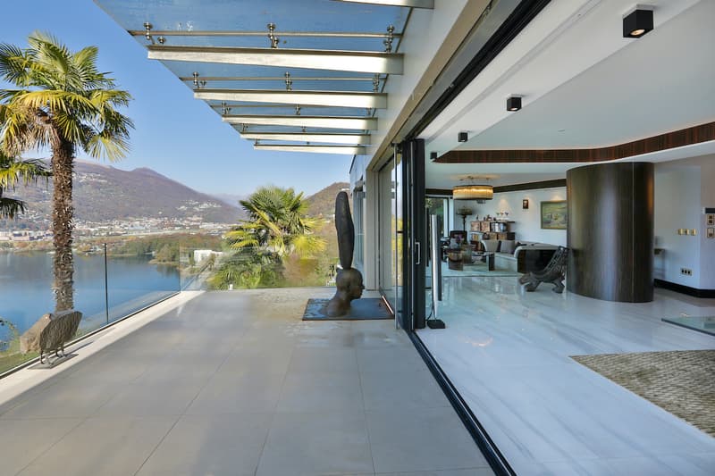 Moderna Villa di Lusso con Vista Lago di Lugano e Darsena Privata (12)