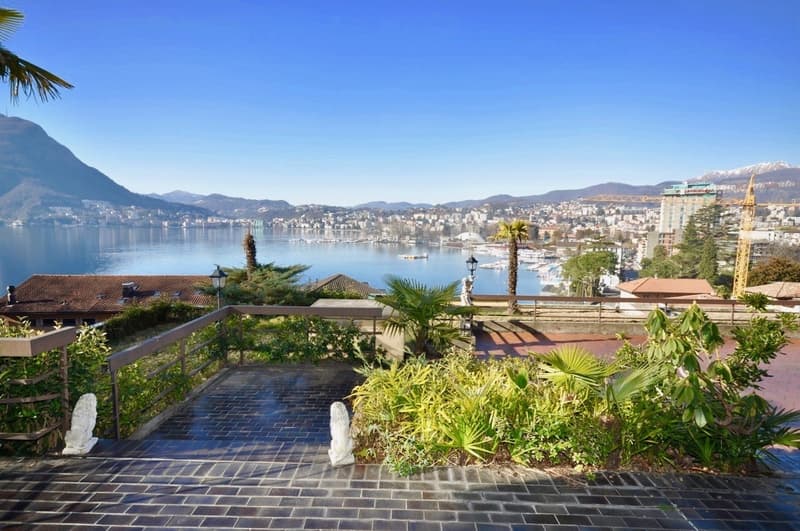 Appartamento con ampia terrazza e bellissima vista sul lago di Lugano (2)