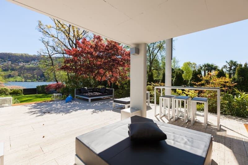 Villa Schnebli - Villa di Lusso fronte Lago con Dépendance e Piscina (7)
