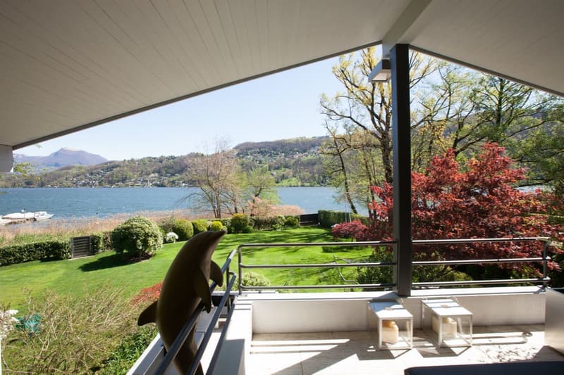 Villa Schnebli - Villa di Lusso fronte Lago con Dépendance e Piscina (8)
