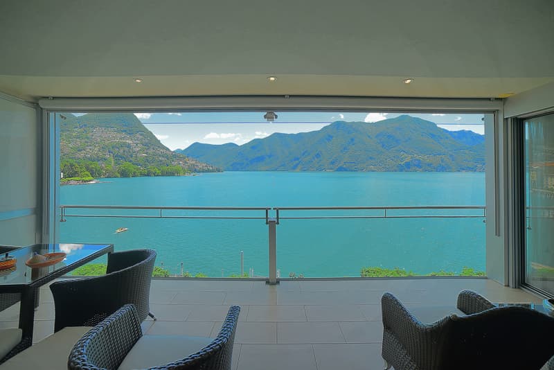 Esclusivo Appartamento di Lusso in prima fila sul lago di Lugano (1)