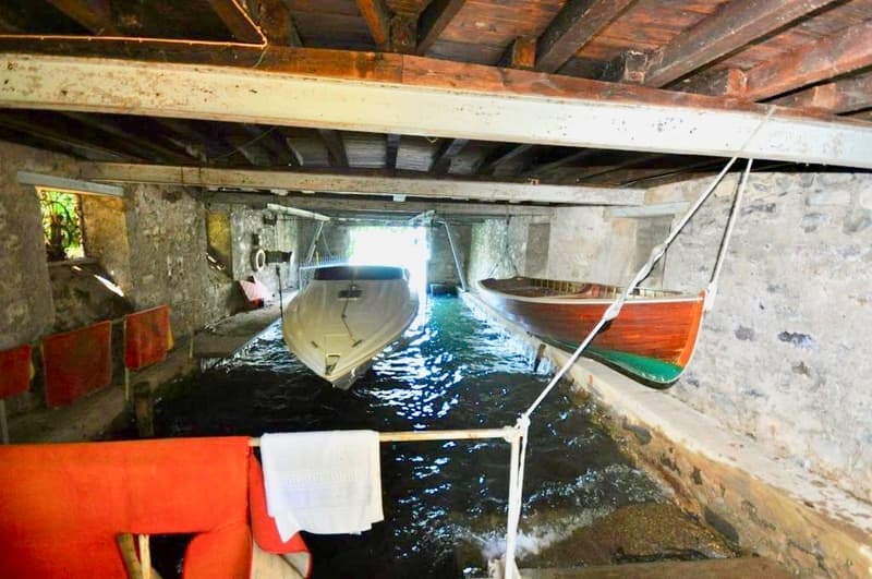 Villa Fonte Lago di Lugano con Darsena e Piscina in vendita a Bissone (5)