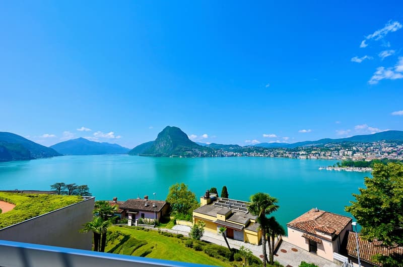 Appartamento con Terrazza e Vista Mozzafiato sul Lago di Lugano (2)
